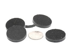 1-1/4" x 3/16" Silicone Rubber Feet w 3M Peel  Stick   Amps Studio Anti-Slip