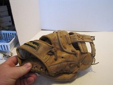 VTG WILSON A2250 RHT BASEBALL GLOVE/MITT JIM RICE USED