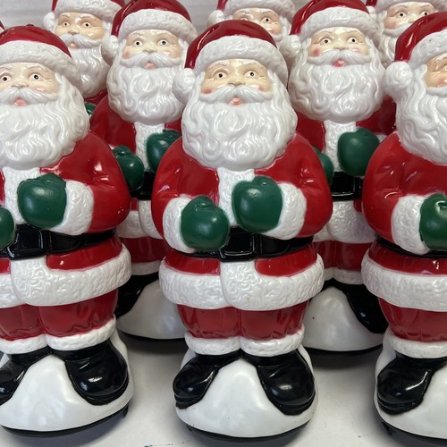 10" Weihnachten Weihnachtsmann Weg Licht Topper Blasform Allgemein Schaumstoff 12er Set - Bild 2 von 24