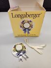Longaberger Spring Early Blossoms Bonnet Basket Tie-On Accesory New 1999