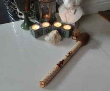 Drumbeater OM MANI PADME HUM, healing drumstick best sounding beaters on Ebay .