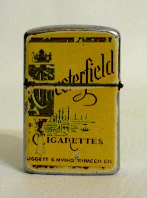 Vintage Liggett & Myers Tobacco Co. Chesterfield Cigarettes Royalite  Lighter