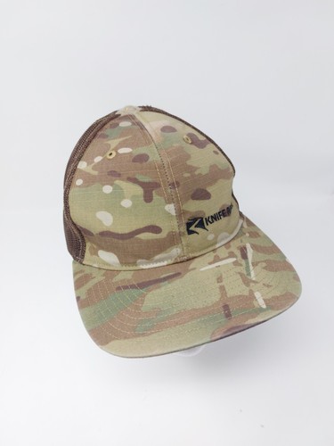 Knife River Camo Snapback Hat Adjustable Mesh Back Richardson Cap