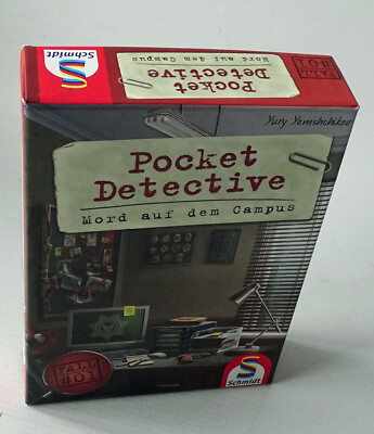 Schmidt Spiele 49377 - Pocket Detective Mord auf dem Campus 1-6 Spieler 12+