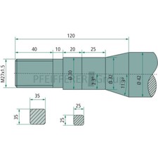 Zęby do mrozu z nakrętką stożkową nr V 17049