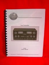 ONE BRAND NEW COPY OF MCINTOSH C2200 TUBE PREAMPLIFIER OWNER  S MANUAL