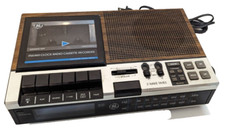 GE General Electric 7-4956B 2nd Digital FM/AM Radio Cassette Alarm Clock ASIS