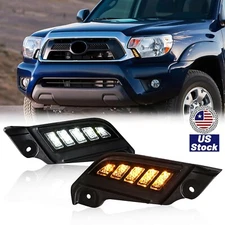For Toyota Tacoma 2012-2015 Pickup DRL LED Daytime Running Fog Lights with Turn