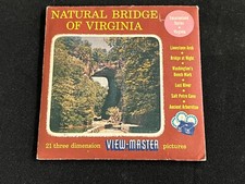 Sawyer's View-Master NATURAL BRIDGE, VIRGINIA Circa 1955 Issue