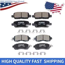 Front & Rear Ceramic Brake Pads for 2013  2014 2015 2016-2023 Nissan Altima Leaf