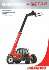 Equipment Data Sheet - Manitou - MLT 742 H - Telehander - c2003 Brochure (E7823)