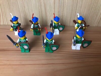 Lego 7x Waldläufer Forestmen Ritter Castle Figuren Figures