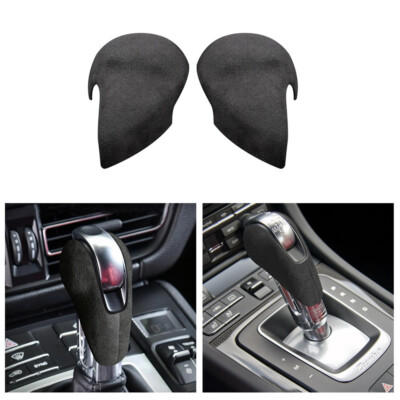 Alcantara Wildleder Schaltknauf Abdeckung Trim für Porsche Panamera 2010-2016
