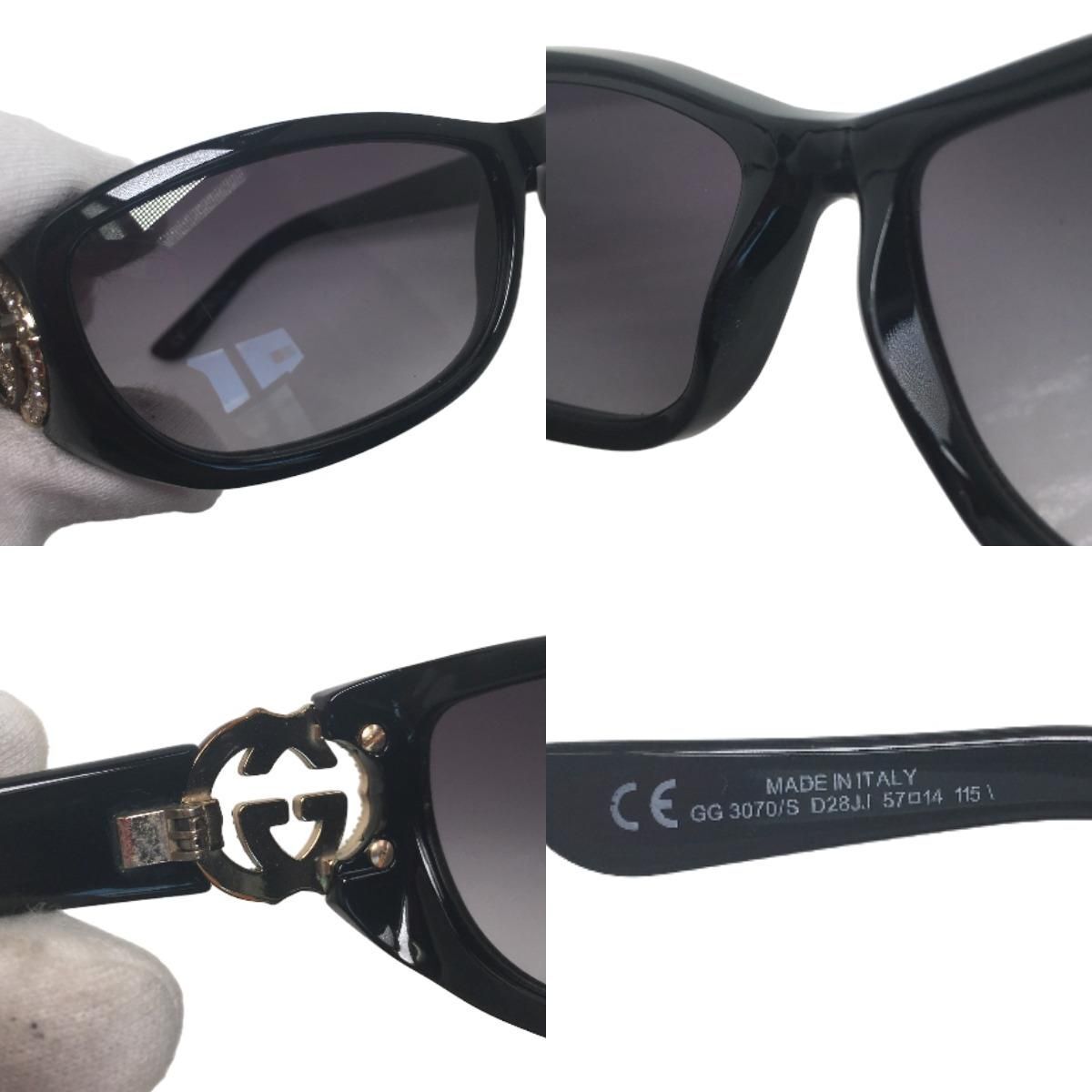 GUCCI サングラス GG307D Gucci GG307D Sunglasses Black Unisex Temple 13 cm 57□14