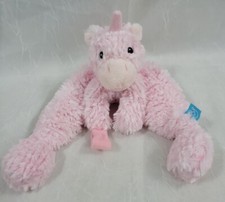 Unicorn Pink Plush Lovey Pacifier Holder Baby Soother Manhattan Toy Company