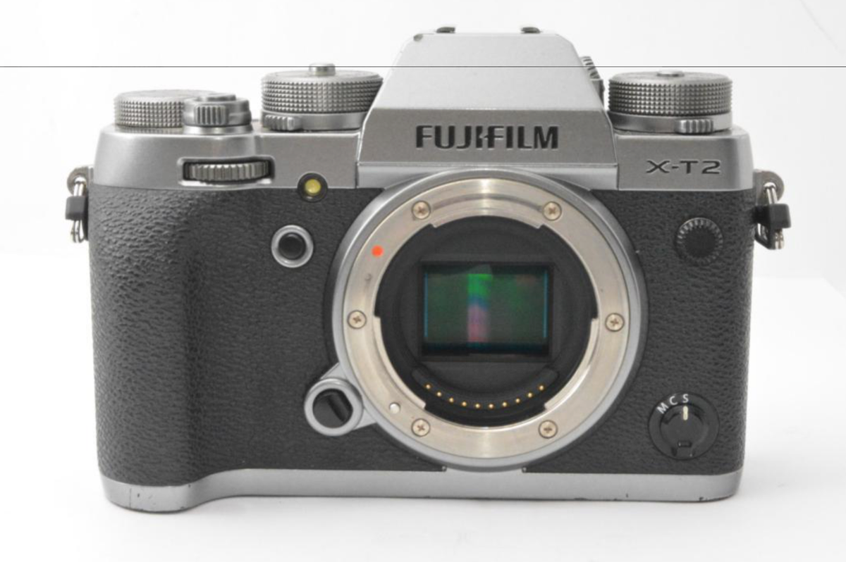Near MINT] Fujifilm X-T2 Mirrorless Camera Black Body w/ Battery