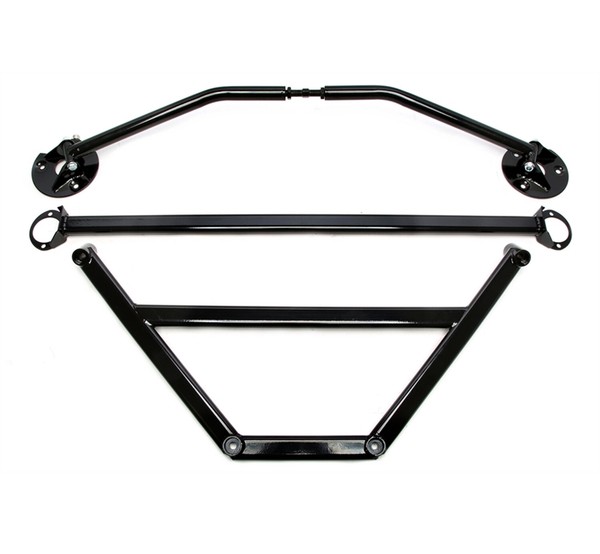 TA Technix STAHL-DOMSTREBEN SET 3-TEILIG Schwarz Passend FÜR BMW 3ER Serie E30-image