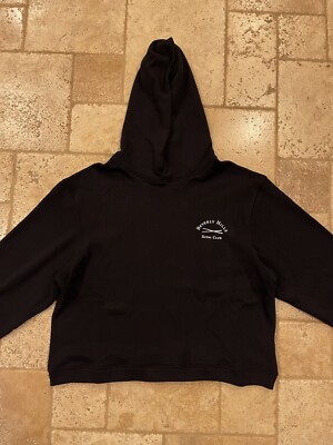 Beverly Hills Sushi Club Matsuhisa Stampd Black Crop Hoodie