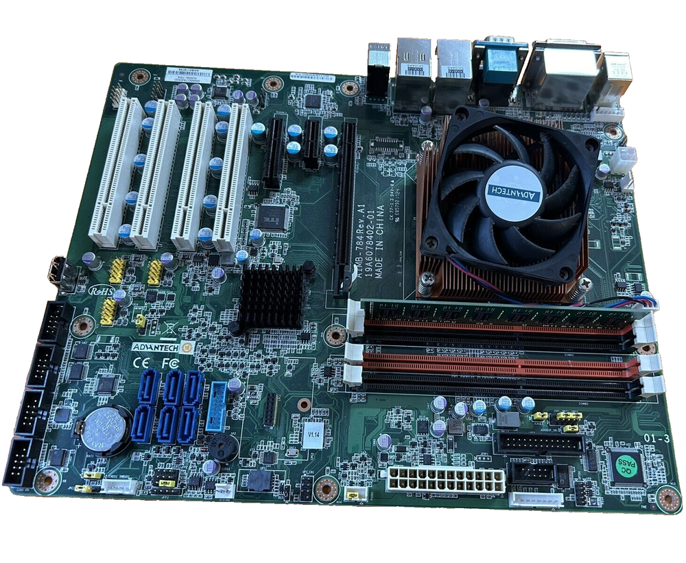 Advantech AIMB-784 Rev A1 SBC Motherboard with Intel i5 4th Gen 8GB RAM PC3  