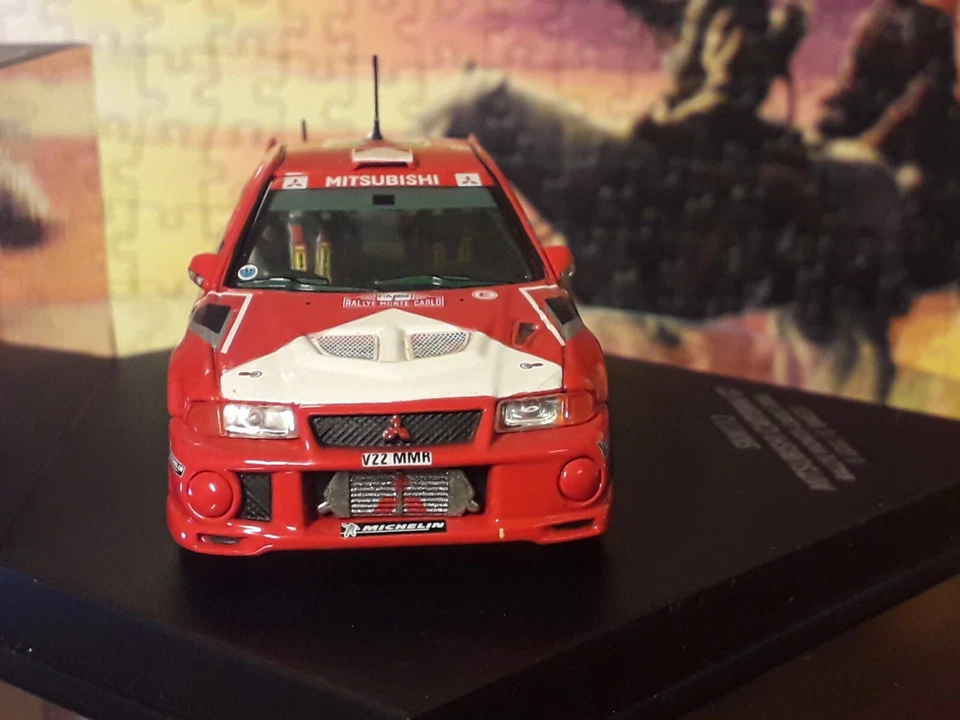 skid skm113 mitsubishi carisma gt rally montecarlo 2000 F.LOIX 1:43 - Immagine 2 di 4