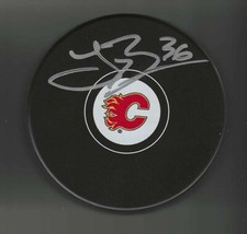 Troy Brouwer Signed Calgary Flames Puck