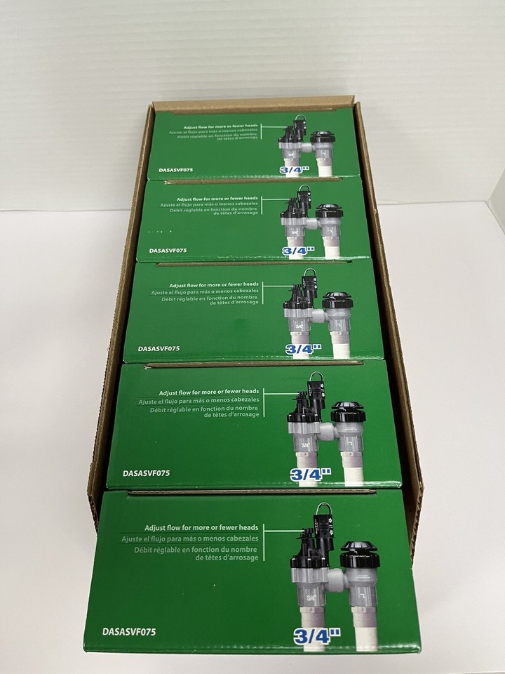 5 Pack New Rainbird DASASVF075 3/4" AntiSiphon Sprinkler System Valve