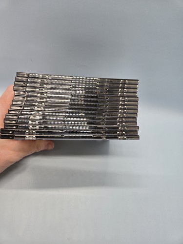 CD JEWEL CASES • Lot of 14 NEW Slim Black Clear Compact Disc Game Holders Snap - Afbeelding 3 van 6