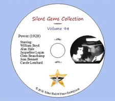 DVD "Power" (1928) William Boyd, Alan Hale, Jacqueline Logan, Classic Comedy