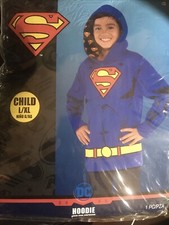 DC Superman Hoodie Child Size L/XL Fits up to Size 16