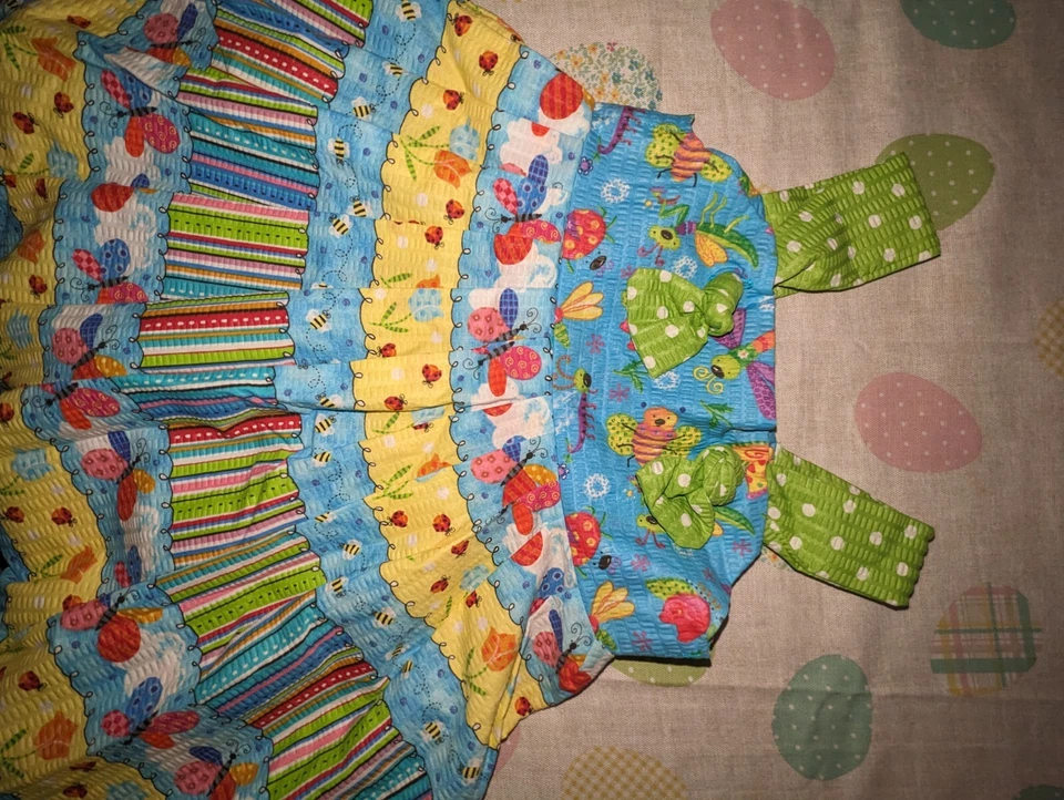 NEW Girl Summer Dress - Size 5 Cute 🐞 Ladybug 🐝 🌈 - Image 3 of 3