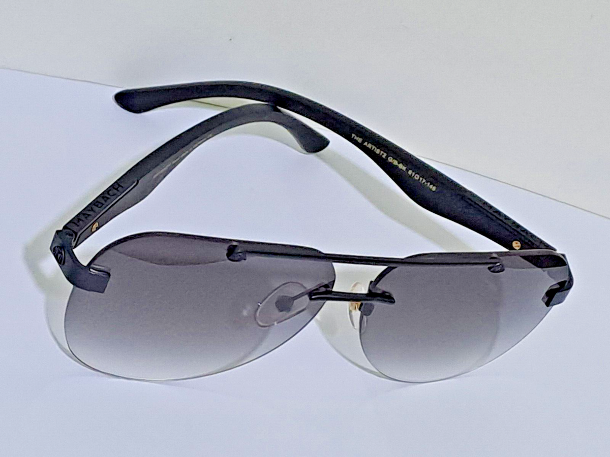 小物 Maybach the artist 2 MayBach THE ASTIST2 G/B-BK SUNGLASS RIMLESS WOOD BLACK FRAME