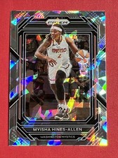 2023 Panini Prizm WNBA Ice Prizm #86 Myisha Hines-Allen Washington Mystics