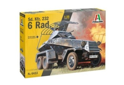 Italeri Dt. Sd.Kfz. 232 6-Rad  510006433 Maßstab 1:35 Nr. 6433 Bausatz
