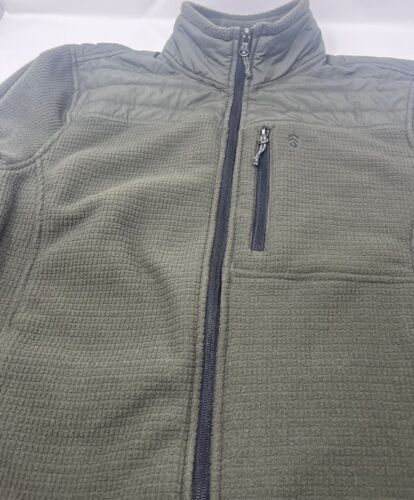 Free Country Mens Jacket/Coat Small 34-36 Dark Green 100% Polyester Full Zip - Picture 2 of 7