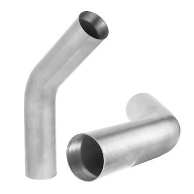 2.5 Inch OD 45 Degree Universal Mandrel Bend Stainless Steel Exhaust Pipe