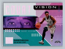 2018-19 Panini Status #1 DeMar DeRozan Court Vision Aqua