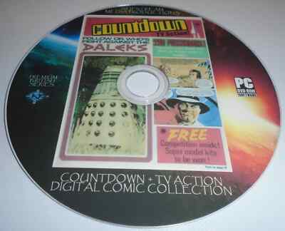 THE FULL COUNTDOWN + TV ACTION UK COMICS ANNUALS SPECIALS COLLECTION ON DVD ROM