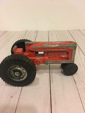 Vintage 7" Hubley Jr. Kiddie Die Cast Toy Tractor Made In USA