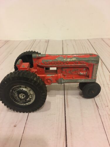 Vintage 7" Hubley Jr. Kiddie Die Cast Toy Tractor Made In USA - Picture 1 of 12