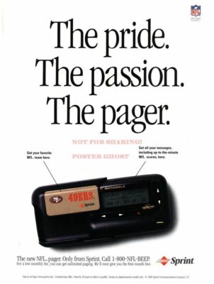 SPRINT PAGER VINTAGE POSTER ADVERTISING PROMO PRINT (20x30) | eBay