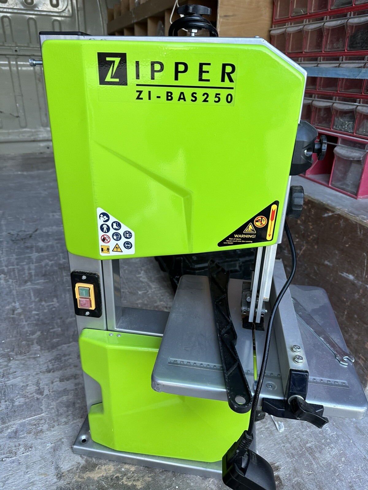 Zipper BAS250 115mm Bench Top Bandsaw 9120039233536 eBay