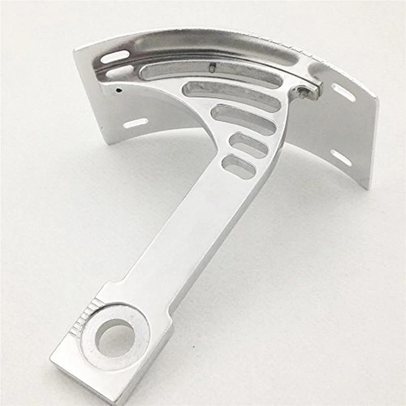 Silver Rear Side License Tag Bracket For Yamaha Warrior 2002-2005 VMax Bike - Image 4 of 4