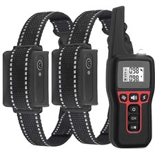 3200FT Dog Training Collar Rechargeable Remote Electric Shock Trainer Waterproof