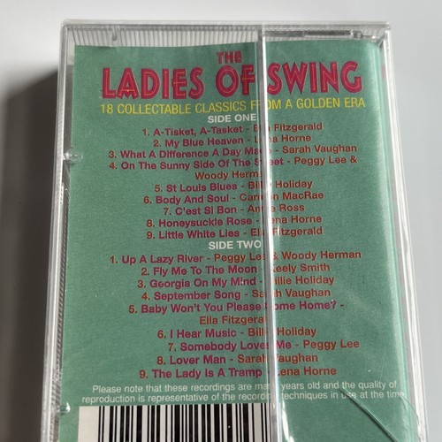 The Ladies Of Swing, Various Artist 1996 Cassette New, Fitzgerald, Holiday Etc - Picture 3 of 3