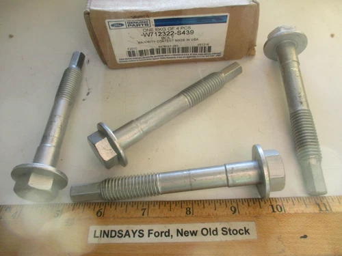 4 NEW PCS FORD 2004/2011 RANGER "BOLT" [CAM, WHEEL CAMBER] ADJUST, W712322-S439