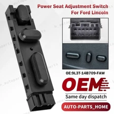 Left Driver Side 10 Way Power Seat Switch For Ford F150 Explorer 9L3T-14B709-FAW