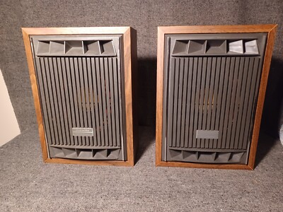 VINTAGE JULIETTE AIR SUSPENSION SPEAKERS TOP ELECTRONICS INC SET OF TWO 