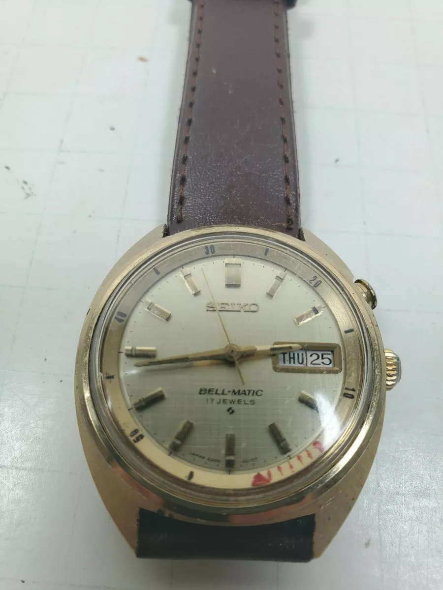 Seiko Bellmatic Alarm Automatic Vintage 4006 6011 Gold eBay