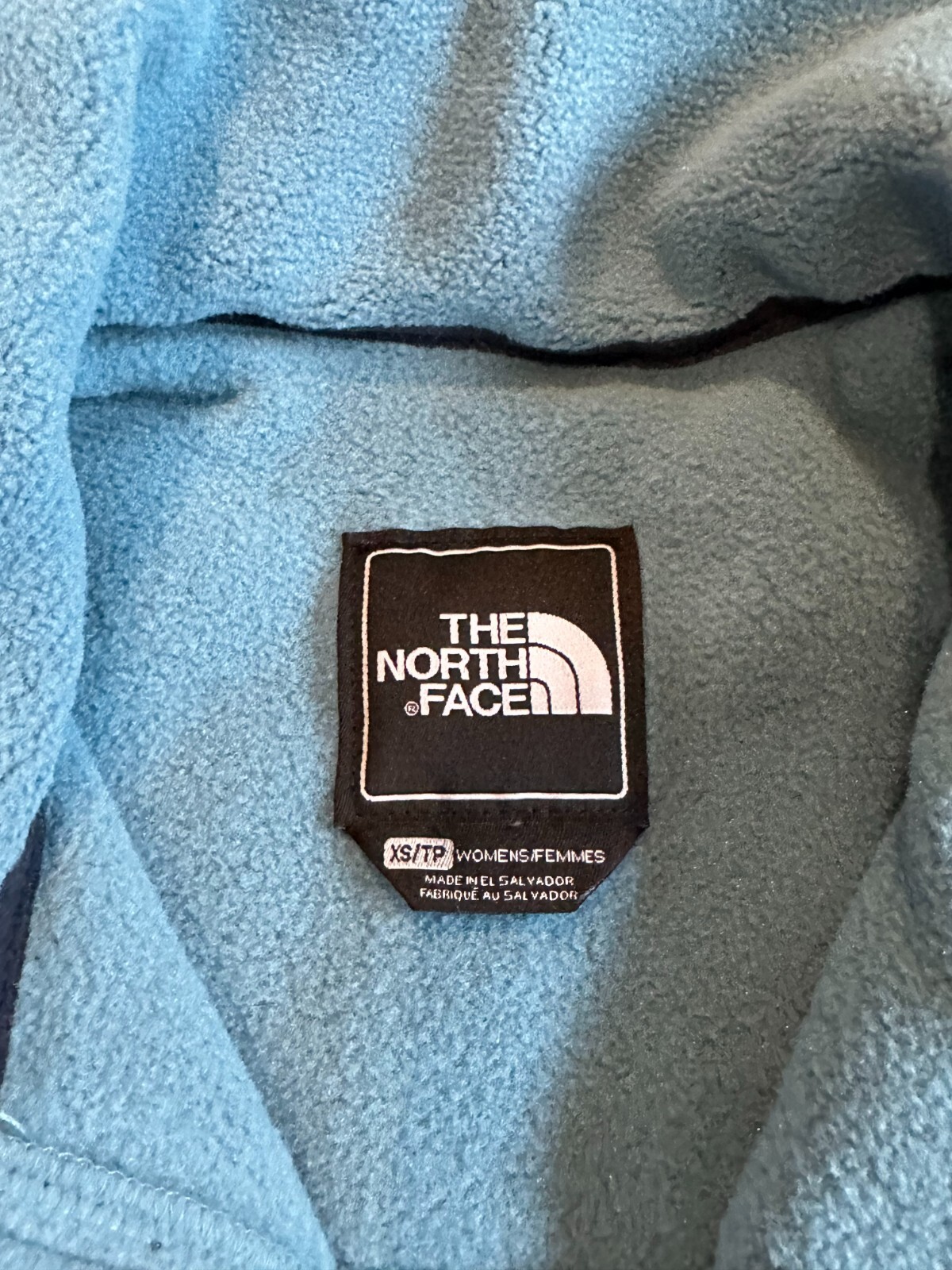 The North Face Womens Fleece Jacket Baby Blue Size XS eBay