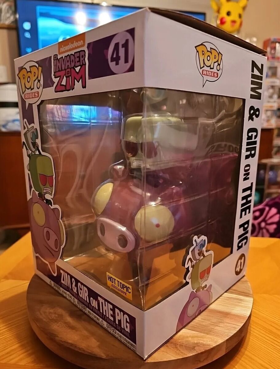 Funko Pop! Rides: Nickelodeon - Zim (on Pig) - Hot Topic Funko Pop! Rides: Nickelodeon - Zim (on Pig) - Hot Topic